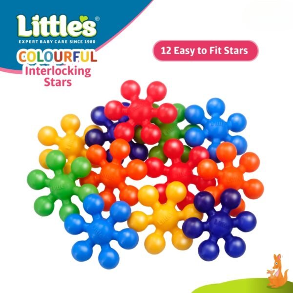 Little's Colorful Interlocking Stars - Image 2