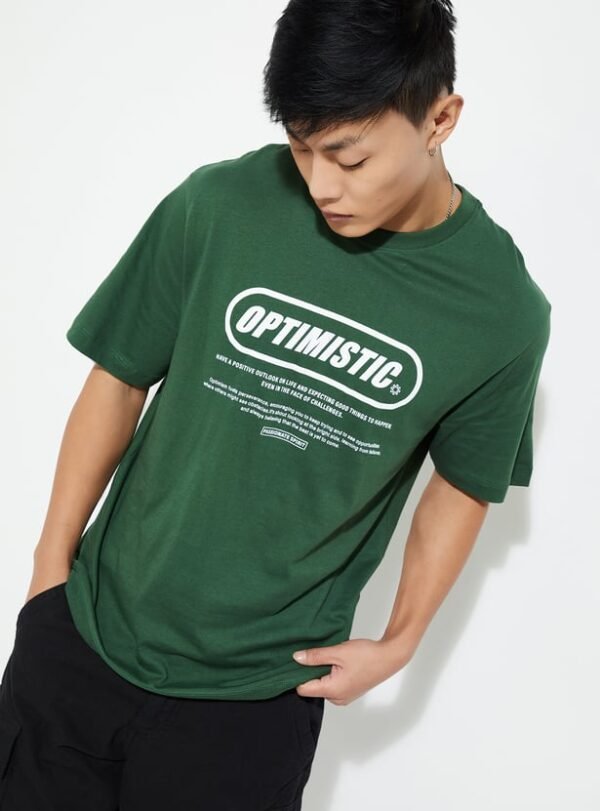 URB_N Men Typographic Print T-shirt