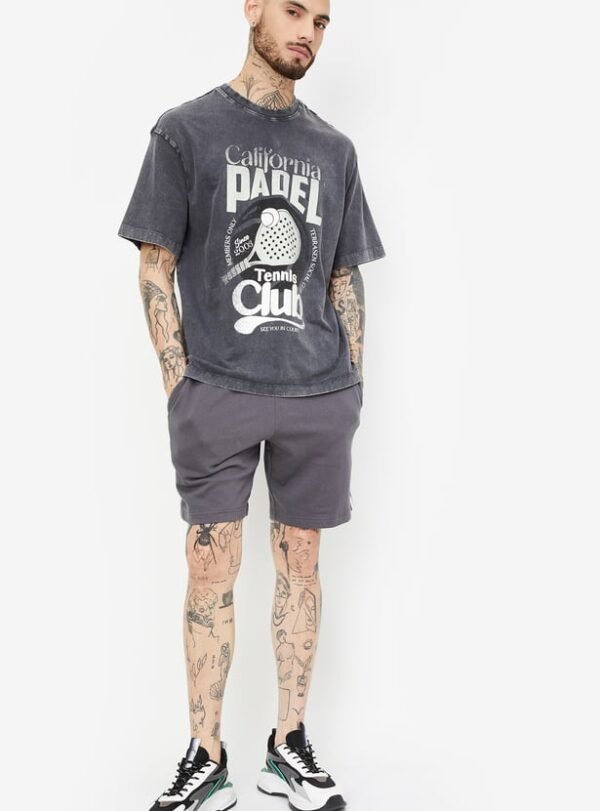 Men Printed Oversized Sports T-shirt