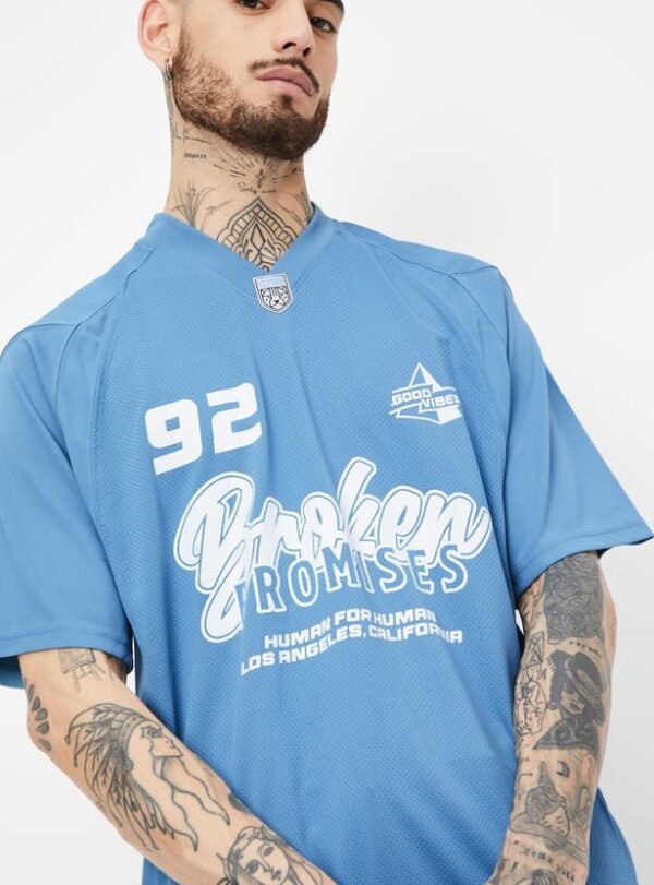 Men’s Printed Relaxed Fit Sports T-shirt