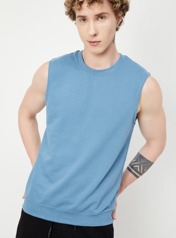 Men Solid Sports T-shirt