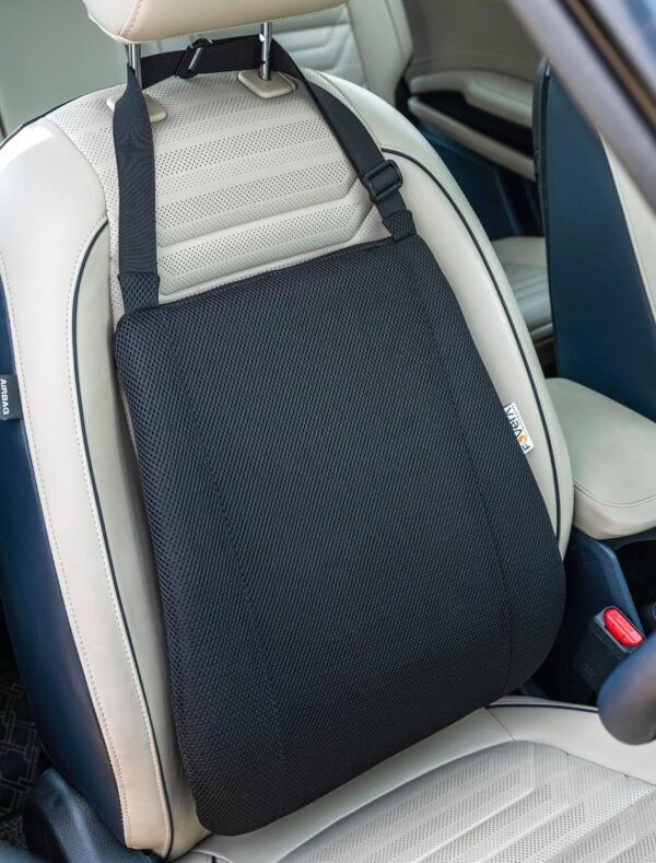 FOVERA Car Back Rest Support Memory Foam Cushion
